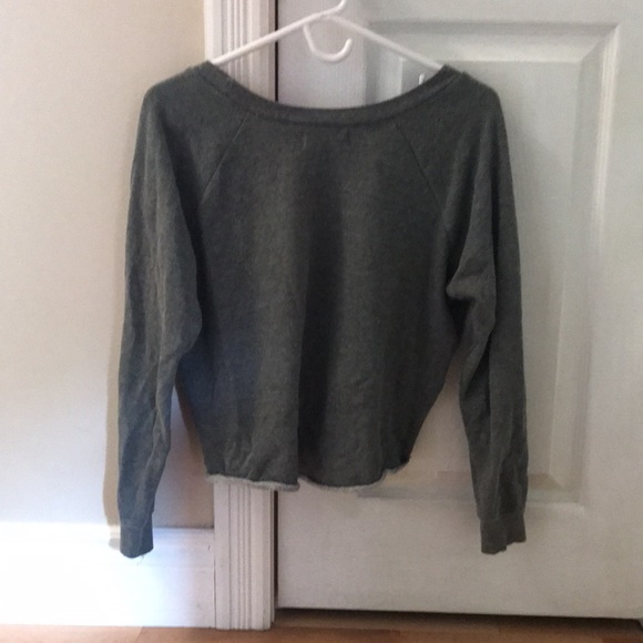 Ocean Drive grey cropped sweater - Picture 2 of 4